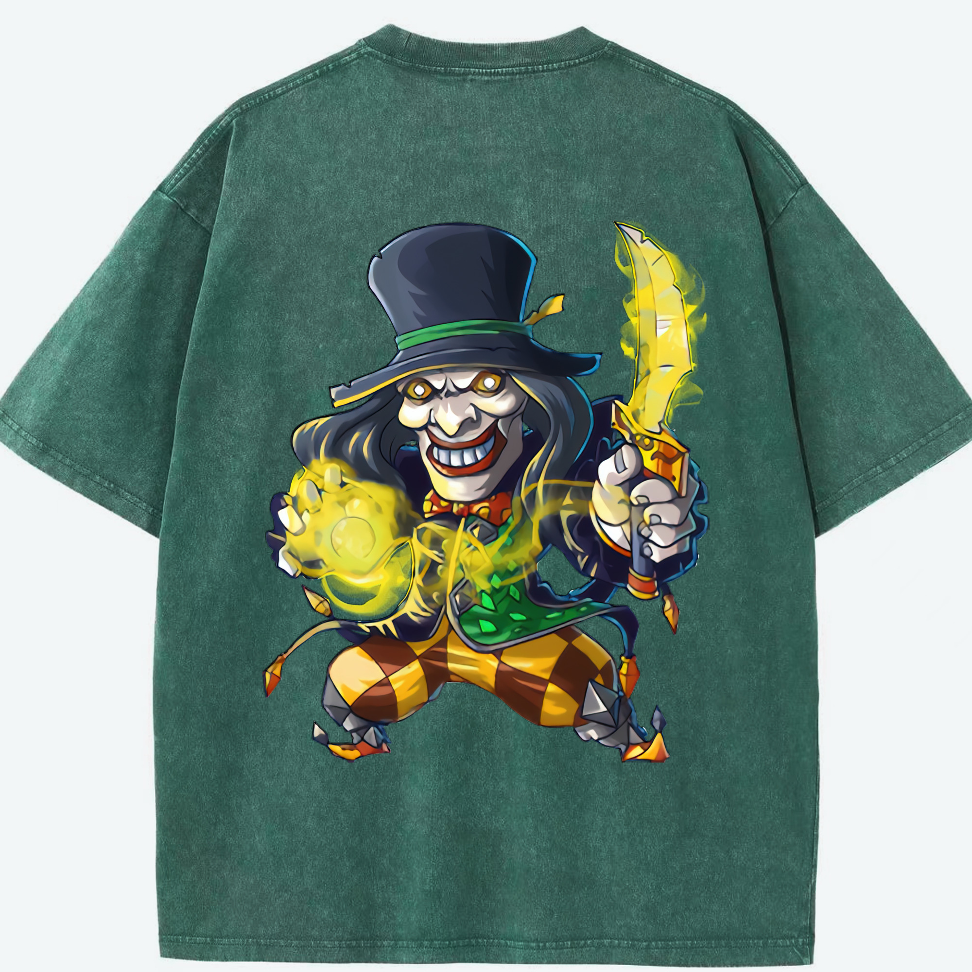 リーグ・オブ・レジェンド League of Legends LOL 綿100% ヴィンテージ風 半袖Tシャツ（背面プリント）